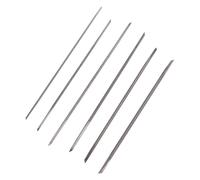 HOMOBABE Lot de 6 Set de Forets pour Bijoux en Perles en Acier Tungstène 0,7-1,2 Mm, Jeu D’outils de Perçage Manuel pour Gravure et Création de Bijoux, Accessoires Polyvalents