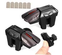 HOMOBABE Manettes De Jeu Pour Téléphones Portables Avec Déclencheurs Mobiles Haute Sensibilité, Paquets De 4 Paires, Anti-dérapant, Compatibles Smartphone, Pour Jeu Tactile Sur Mobile