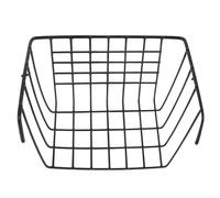 HOMOBABE Mangeoire à Foin pour Lapins Domestiques et Cochons d'Inde en Fer Noir, Panier Suspendu Stable et Facile D'accès pour Cage Intérieure ou Extérieure