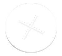 HOMOBABE Micromètre pour Microscope Oculaire Deux Règles Croisées en Verre de 10 Mm, Divisions de 0,1 Mm, pour Analyse Quantitative et Contrôle Technique en Éducation