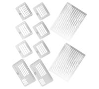 HOMOBABE Modèle de Lettre à Rédiger en Plastique Blanc, Règle de Guidage Précise pour Enveloppes et Scrapbooking, Outil pour Améliorer les Compétences D'écriture