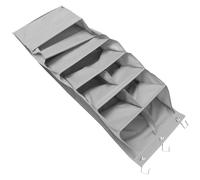 HOMOBABE Organisateur Mural Suspendu en Tissu Oxford Gris 9 Poches, Résistant la Déchirure, Grand Paquet de Rangement Multifonction pour Chambre et Bureau