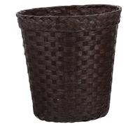 HOMOBABE Panier de Rangement en Papier Tissé Couleur Café, Robuste et Facile à Déplacer, Design Créatif Cuisine et Chambre, Corbeille Élégante et Fonctionnelle