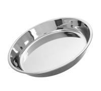 HOMOBABE Plaque en Acier Inoxydable Argentée Ronde Style Coréen pour Barbecue Portable Charbon Grosse Capacité et Récupérateur de Cendres Pliable pour Camping et Réunions