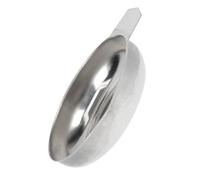 HOMOBABE Plateau de Pesée en Acier Inoxydable Argenté pour Balances Électroniques, Accessoire Précis et Solide pour Bijoux et Pierres Précieuses en Laboratoire