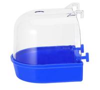HOMOBABE pour Oiseaux Accessoire De Bain pour Cage Petit Bain Multifonctionnel pour Perroquets Et Oiseaux Facile à Installer Nettoyer