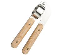 HOMOBABE Presse-ail Domestique Multifonction en Acier Inoxydable 304 Manche Long, Outil Cuisine pour Cuisines Familiales et Restaurants, Hachoir à Gingembre Inclus