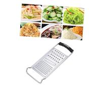 HOMOBABE Râpe Acier Inoxydable avec Poignée Silicone Râpe Multifonctionnelle pour Trancher Hacher et Émincer Légumes Gadget de Cuisine pour Pommes de Terre Carottes et Plus