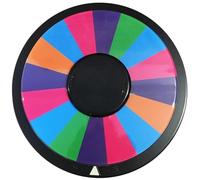 HOMOBABE Roue Fortune Double Face 8 et 16 Cases en Acrylique, Jeu de Société Personnalisable pour Fête et Animation, Accessoire de Jeu Tournant Compact et Portable, Roue de Prix pour