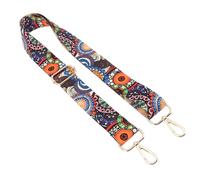 HOMOBABE Sangle de Banjo Rétro à Motif Floral Créative en Polyester Ajustable Réduisant la Pression Épaule et Dos pour Musicien Banjo Présent Performance