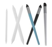 HOMOBABE Set de Outils de Mélange Tête en Éponge Souple Lot de 6 Accessoire Polyvalent pour Pastel à Huile pour Dessins et Crayons de Couleur en Éducation Artistique