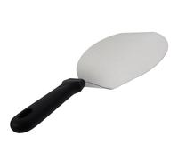 HOMOBABE Spatule à Pizza Ronde Facile à Nettoyer en Acier Inoxydable en Plastique Noir Transfert de Pizza et Tartes en Usage Quotidien Cuisine