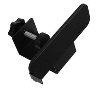 HOMOBABE Support de Sonnette Vidéo, Porte-Sonnette, Acier Inoxydable Noir, Fixation sans Perçage, Anti-vol, pour Porte Intérieure Gauche ou Droite, Immeuble de Bureaux et Maison en