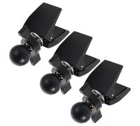 HOMOBABE Support de Téléphone Voiture 3pcs Clip Plastique 17mm pour Grille D'aération Horizontale, Verticale et Circulaire, pour SUV Usage Familial
