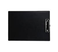 HOMOBABE Tablettes D'écriture A4 Lot de 2 en Plastique Noir Arrondis Légères et Pratiques, pour Bureau et Activités en Extérieur