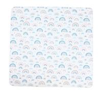 HOMOBABE Tapis De Jeu Antidérapant Pour Garçon Fille Tapis De Sol Sous Chaise Haute Imperméable Matelas De Protection Multiservices Pour Garçon Fille Motif Arc-ciel