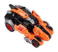 HOMOBABE Voiture Inertielle Dinosaur Transformable pour Garçon Fille Modèle Orange Éducatif et Stimule Les Relations Parents Garçon Fille Coordination Main Oeil