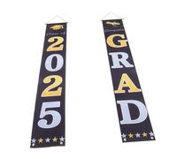 HOMOCONO 1 Paire Bannière de Remise Décorations Graduation Extérieure pour Photographier Campus