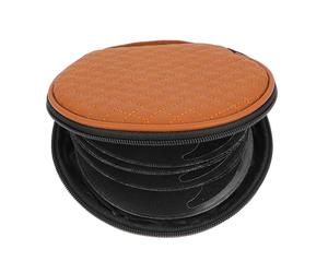 HOMOCONO 1 Pc Cd De Rangement Cd Brodé Cd Pochette Cd Maison De Rangement Automatique à Carreaux Cd Porte-disque Porte-monnaie Cas De Cd à La Maison Unité Centrale
