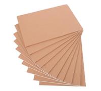 HOMOCONO 10 Pièces Carnet de Notes D'études A5 en Papier Kraft, pour