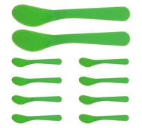 HOMOCONO 10 Pièces Spatule Cosmétique en Pp 15 Cm pour Application Crème Visage et Échantillonnage, pour Produits DIY Maquillage et Soins Peau Couleur Aléatoire