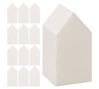 HOMOCONO 100 Coussinets de Maquillage en Latex Synthétique Blanc, Toucher Confortable et Application Pratique pour Poudre de Riz et Maquillage Visage