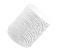 HOMOCONO 100 Pièces Couvercles pour Chaudes et Couvre-gobelet Jetables en Papier Blanc, Compacts et Empilables, Adaptés pour Café Chaud et Jus, pour Bars et Cafés