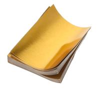 HOMOCONO 1000pièces Lingots de Papier Doré pour Sacrifices Papier Métallique Léger et Facile à Brûler Accessoires DIY pour Rituels Ancestraux Traditionnels et Modernes