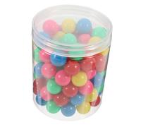 HOMOCONO 100pièces Boules De Comptage Creuses Plastique Colorées Marbles Pour Problèmes De Probabilité Mathématique Éducative
