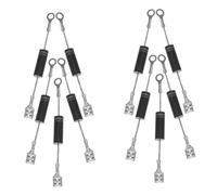 HOMOCONO 10pièces Micro-ondes De Rechange Diode Haute Tension Accessoires Four à Micro-ondes Remplacement Conversion Énergie Résistance Chaleur