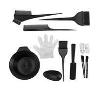 HOMOCONO 11 pièces Pinceaux et Bols pour Coloration des Cheveux Kit Complet pour Salon et Usage Domestique Outils Lavables et Réutilisables Adaptés Aux Mèches et Teinture
