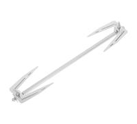 HOMOCONO 1ensemble Set de Fourchettes Rôtissoire Acier Inoxydable pour Friteuse à Air et Barbecue Accessoire Cuisine INOX Polyvalent pour Poulet Dinde Viande et Poisson Ustensile à Rôtir