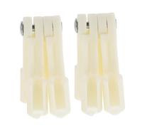 HOMOCONO 2 Pièces Clips de Fixation pour Moustiquaire Lot de Stabilisateurs Robustes pour Canopy Installation Rapide et Accessoires pour Lit Maintien Sûr et Facile à Utiliser