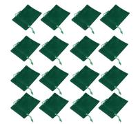 HOMOCONO 20 Pièces Pochette à Dés en Velours Vert Cordon pour Tarot | Format Compact et Léger, Finition Décorative, pour Bijoux, Charmes Souvenirs, Faveurs de Mariage
