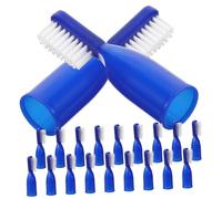 HOMOCONO 20pièces Brosse à Dents Miniature Pour Prisonniers Brosse à Dents Portable Avec Poils Doux Pour Nettoyage Et Hygiénique Essentielle Pour Hygiène Bucco-dentaire Milieu
