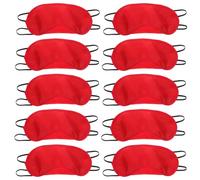 HOMOCONO 24pièces Lot de Masques de Sommeil pour Yeux Occultants et Élastiques pour Dormir Jeux et Voyages Avion