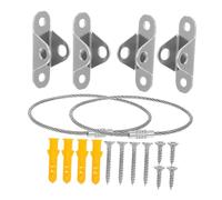 HOMOCONO 2ensembles Sangles De Sécurité Anti-basculement Acier Inoxydable Pour Meubles De Dispositifs De Pour Garçon Fille Et Prévention Des Chutes Lors Des Tremblements De Terre