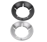 HOMOCONO 2pièces Anneau De Wok Pour Cuisinière à Support Professionnel Antidérapant Avec Design Économiseur Énergie Et Le Vent