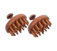HOMOCONO 2pièces Peigne De Massage Pour Chevelu Brosse Exfoliante Gua Sha Antipelliculaire Lot