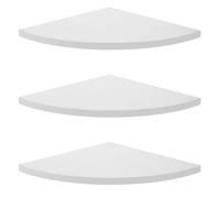 HOMOCONO 3 Pièces Étagère Murale D’Angle Triangulaire, Lot 3 | Montage Facile, Optimise L’espace Perdu, Style Moderne Simple et Élégant, pour Plantes et Déco