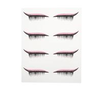 HOMOCONO 4 paires Adhésif Eye Liner Stickers Autocollants Temporaires Résistants à Eau pour Maquillage des Yeux Femme Pose Facile et Tenue Longue Durée