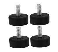 HOMOCONO 4 pièces Meuble Réglables Caoutchouc Pads Vibrations Absorbeurs de Chocs Mécaniques Installation Simple pour Tables Armoires et Plus