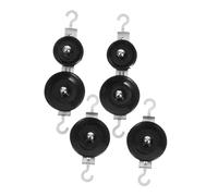HOMOCONO 4 Pièces Poulies Doubles et pour Expériences de Mécanique Physique Outil Pédagogique pour Enseignants Physique Matériel Didactique Mécanique