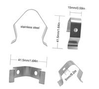 HOMOCONO 4 Pièces Support de Thermomètre Bbq Inoxydable Clip de Fixation pour Thermomètre de Cuisine Accessoire pour Barbecue Four et Lot