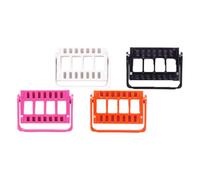 HOMOCONO 4pcs Organisateur D'embouts de Perceuse à Ongles 16 Trous, Rack de Rangement Léger en Pp, Design Pratique pour Outils Nail Art