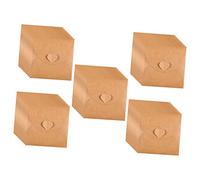 HOMOCONO 50pièces Enveloppes Kraft pour CD Et DVD Lot de Design Vintage avec Bouton Cœur Pratiques pour Stockage Et Élégantes Et