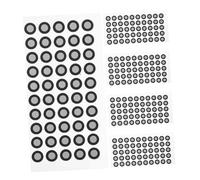 HOMOCONO 5feuilles Marqueurs Réfléchissants pour Scanner Points De Référence Positionnement Faciles à Identifier Retirer Idéals pour Architecture Et Ingénierie