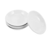 HOMOCONO 5pièces Lot de Coupelles Rondes Céramique Plateaux De Remplacement Durables pour Fondants Cire Et Lampes à Huile Liners Réutilisables pour Brûleur Huile Essentielle