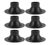 HOMOCONO 6 Pièces Tweeter à Pavillon Plastique 95 Mm Interface Filetée pour Haut-parleur Audio Aigu, Installation Facile, Profil Compact pour Home Cinéma et Grandes Salles