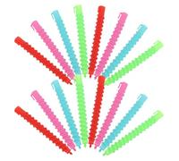 HOMOCONO 60pcs Bigoudis Spirale en Plastique pour Cheveux Longs, Styling Facile et User-friendly, Tiges Spiralées pour Boucles Quotidien Couleur Aléatoire